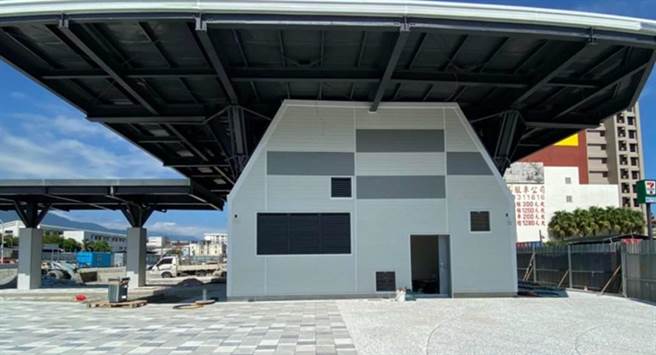 花莲先期转运站已近完工，经委外招标，工程验收点交后，预计明年3月即可营运。（花莲县政府提供／王志伟花莲传真）