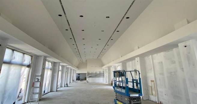 花莲先期转运站主体结构已完成，正进内部装修及细部工程。（花莲县政府提供／王志伟花莲传真）