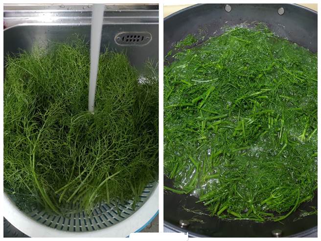 比香菜还恐怖！网友分享拿手好菜「小茴香烧酒」，有网友光闻味道就害怕，也有不少人直呼我的最爱。（图／翻摄脸书家常菜）