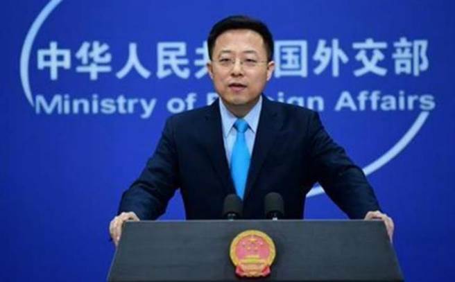 中国外交部发言人赵立坚。（中新社）