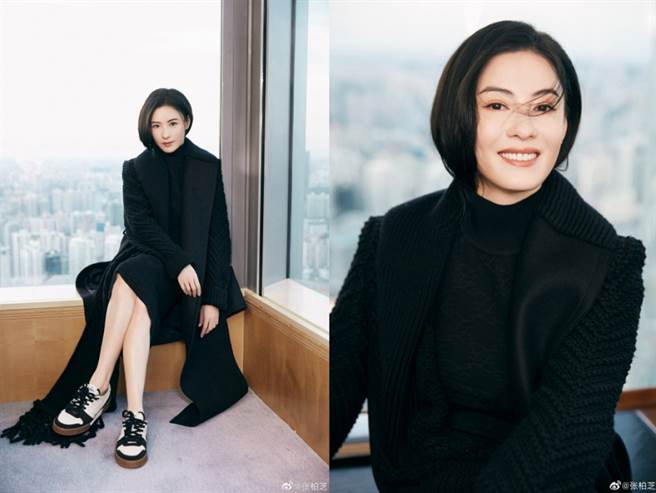 张柏芝罕见短髮造型让粉丝又惊又喜，评价两极。(图/ 摘自张柏芝微博)