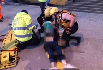 桃園永安漁港觀海橋落水意外 25歲女救起失去呼吸、心跳