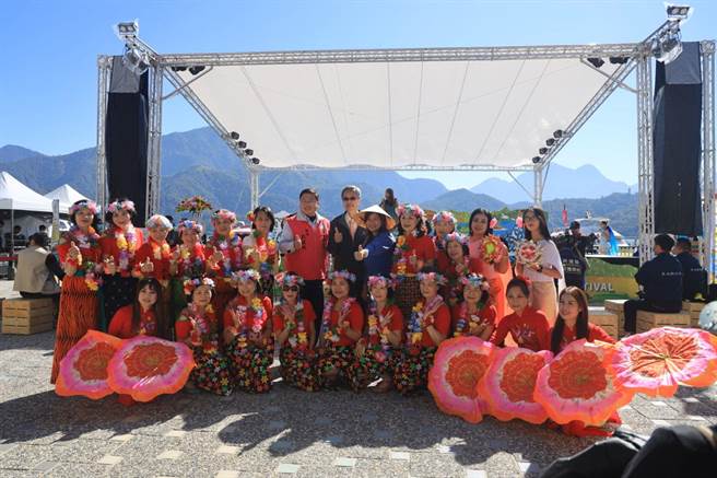 日月潭畔印象鱼池，小镇艺术节风情万种。（鱼池乡公所提供／廖志晃南投传真）