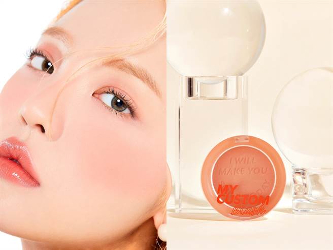 我爱甜润烤奶腮红02杏仁烤奶。（图／品牌提供）