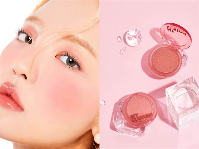 我爱甜润烤奶腮红04玫瑰烤奶。（图／品牌提供）