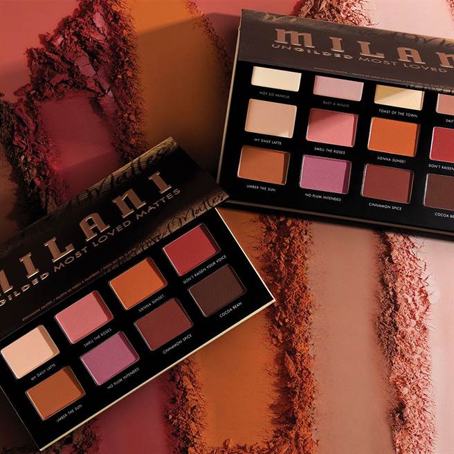 Milani绝爱雾面眼影盘。（图／品牌提供）