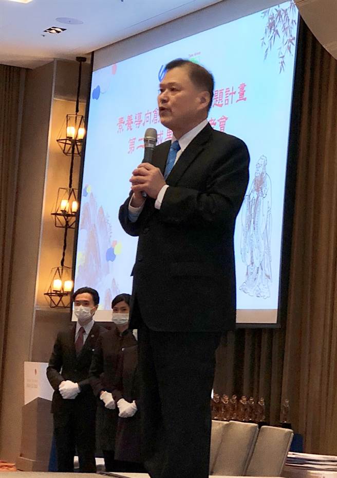 台湾知识库董事长丘昌其认为参与此计画是人生中最有意义的事，并向所有参与此计画的教育界人士致敬与表达感谢。（摄影/王雅芬）