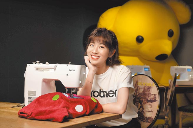 米可白昨出席活动，神采奕奕。（好乐整合行销提供）