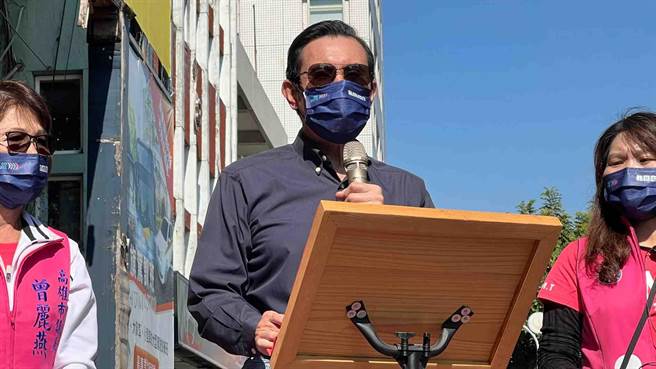 前总统马英九痛批，蔡英文是「蔡杀头」。（柯宗纬摄）