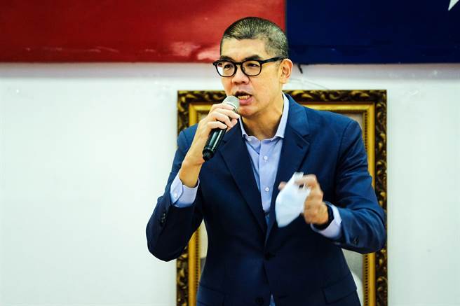 参加铁马公投宣讲 连胜文轰民进党网军半兽人。图为国民党副主席连胜文。（资料照/罗浚滨摄）