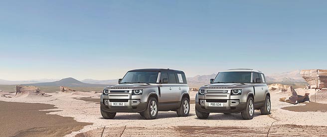 Land Rover Defender車系。圖／Jaguar Land Rover Taiwan提供