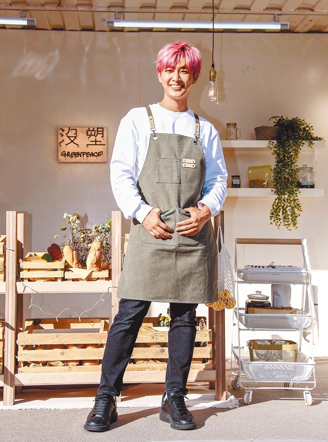 炎亞綸昨出席綠色和平活動。（羅永銘攝）