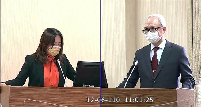 林秉枢自称国安人员？国安局：已送请检调侦办。取自立法院直播画面