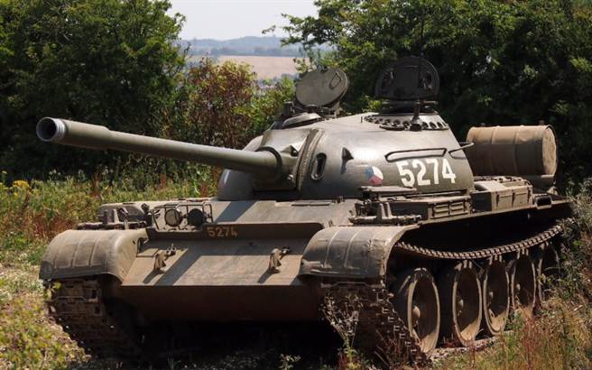 捷克的T-54戰車。(圖/Militarytoday)