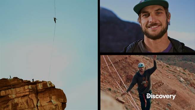 前世界纪录保持人史宾瑟西布则执迷于高空走绳的刺激感。（Discovery提供）