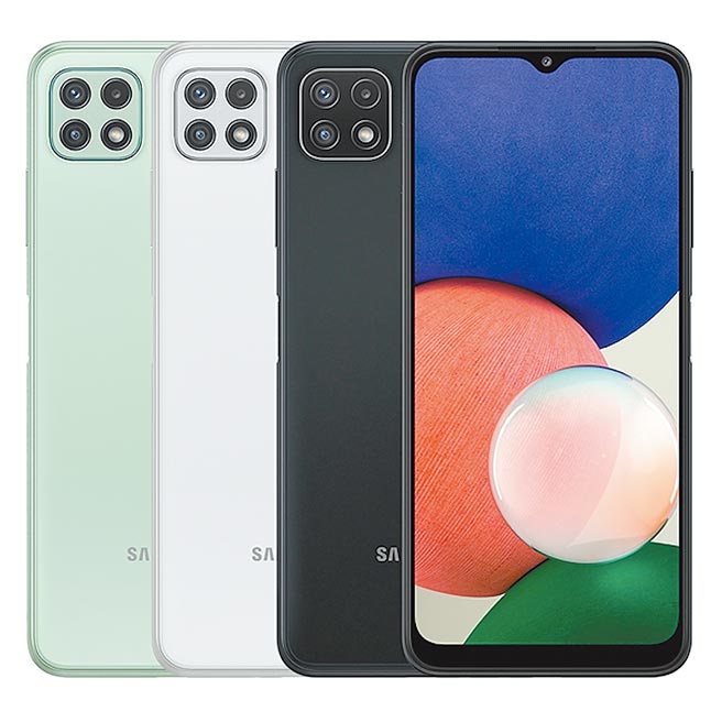 Yahoo奇摩购物中心推荐三星Galaxy A22 5G手机，原价6990元，特价6290元。（Yahoo奇摩购物中心提供）