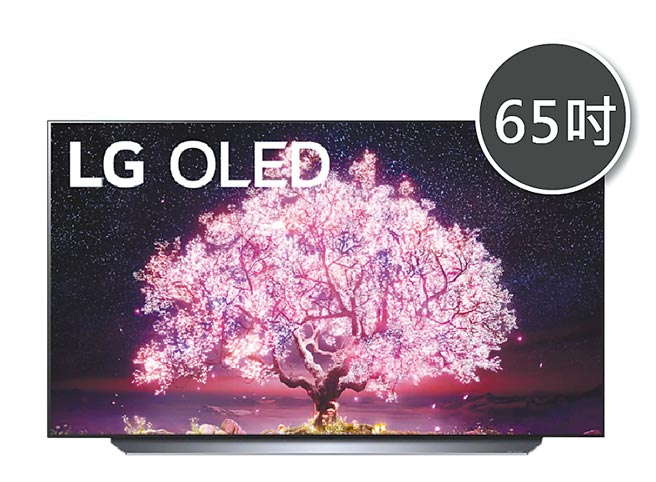 远传friDay购物推荐LG 65吋 OLED 4K TV AI语音物联网电视OLED65C1PSB，特价8万6000元。（远传friDay购物提供）
