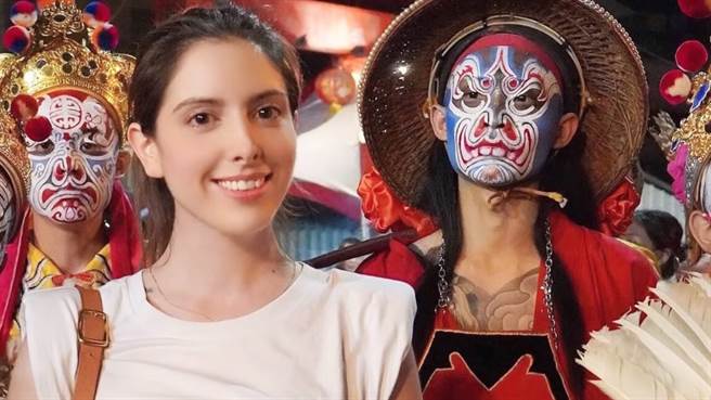 法國正妹Lily，想要嫁給從事八家將的男生，卻在北捷被男生搭訕，婚後隨著男生回到高雄，她說「雖然先生不是八家將，但這是一個很棒的選擇」。（圖／翻攝自《不要鬧工作室》）