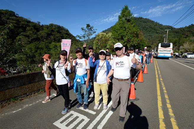 登山健行活动路线，全程长约3.6公里，爬升约400公尺，沿路有眾多植物种类，还有壮阔的自然山林美景。（参山国家风景区管理处提供／李京升苗栗传真）