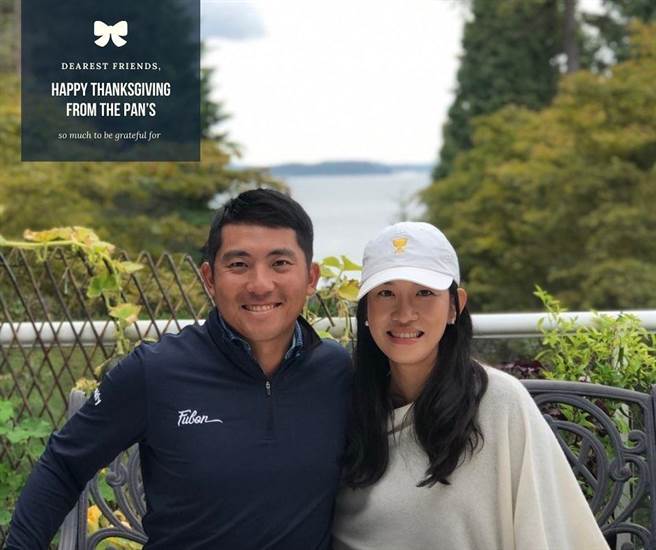 台湾高尔夫球一哥潘政琮和妻子商讨后，决定将百万奖金全数捐出添购消防设备。（摘自潘政琮脸书／李京升苗栗传真）