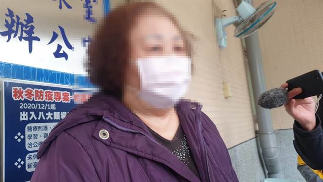 女婴祖母表示，当初是自己介绍林姓保母给媳妇认识，现在出事相当自责。（翻摄照片／陈彩玲基隆传真）