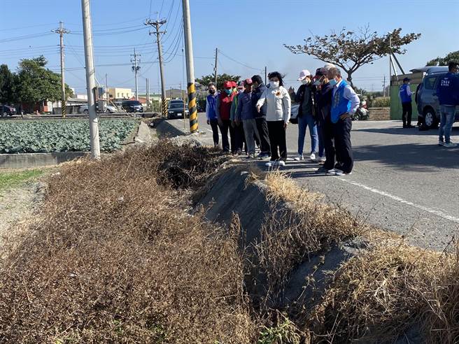 云林县政府投入逾1亿7200万经费，改善沿海3处重划区农水路。（张朝欣摄）