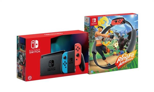 虾皮购物「12.12狂欢生日庆」在12日当晚6点起开抢Switch红蓝主机+健身环，原价1万2980元，疯抢价1298元。（虾皮购物提供）