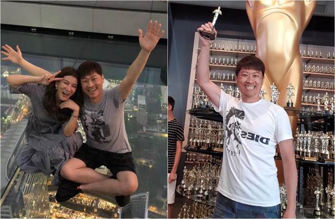 侯昌明44歲就提早達成退休門檻，能力可2個月出國4次，但因為閒不下來，才休息10個月又重返演藝圈。(取材自侯昌明臉書)