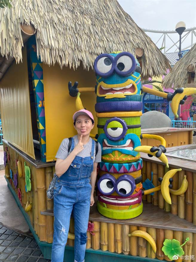 保养有术的金铭看不出已41岁。（图／取材自金铭微博）