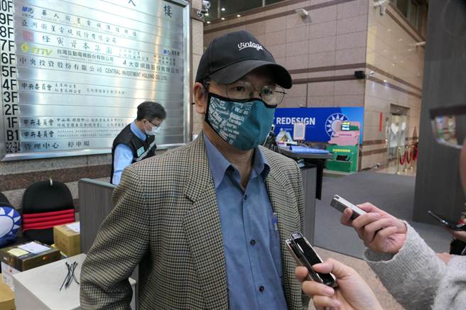 国民党大陆事务部主任林祖嘉。（赵婉淳摄）