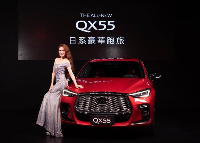 裕日车8日公开全新日系豪华跑旅INFINITI QX55，并提前展开预售。图／业者提供
