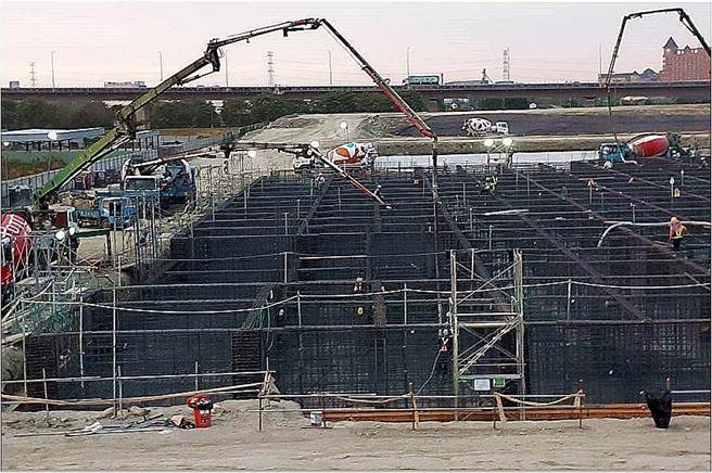 英特格高雄廠8月動土目前緊鑼密鼓趕工。（高市經發局提供）