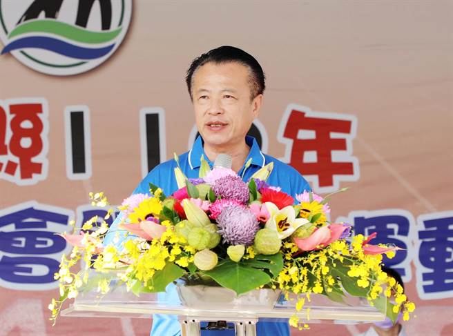 嘉义县长翁章梁2018年竞选嘉义县长，收受未具有选举权人捐赠政治献金，裁定罚锾6万元，今他说明当时不知捐款人未满20岁。（嘉义县政府提供∕吕妍庭嘉义传真）