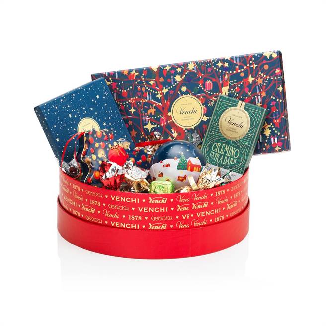 Venchi欢乐耶诞礼篮 5200元。（Venchi提供）
