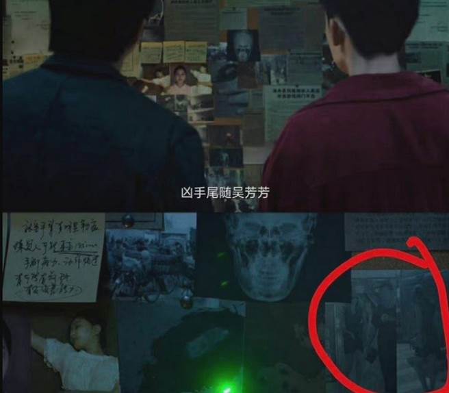 观眾发现电视剧中的受害死者照片居然是女星宋茜，剧组不尊重的行为瞬间引起眾怒。(图/ 摘自微博)