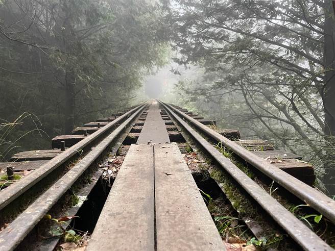 林铁及文资处将在明年执行铁道木板加宽工程，眠月线将封闭施工。（张亦惠摄）