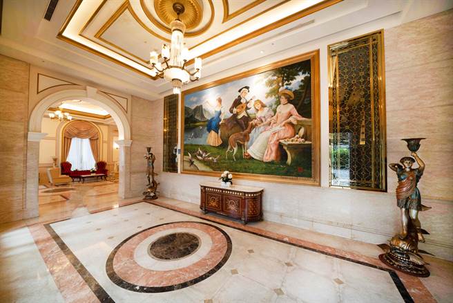 宝璞大饭店大厅。（宝璞大饭店提供）