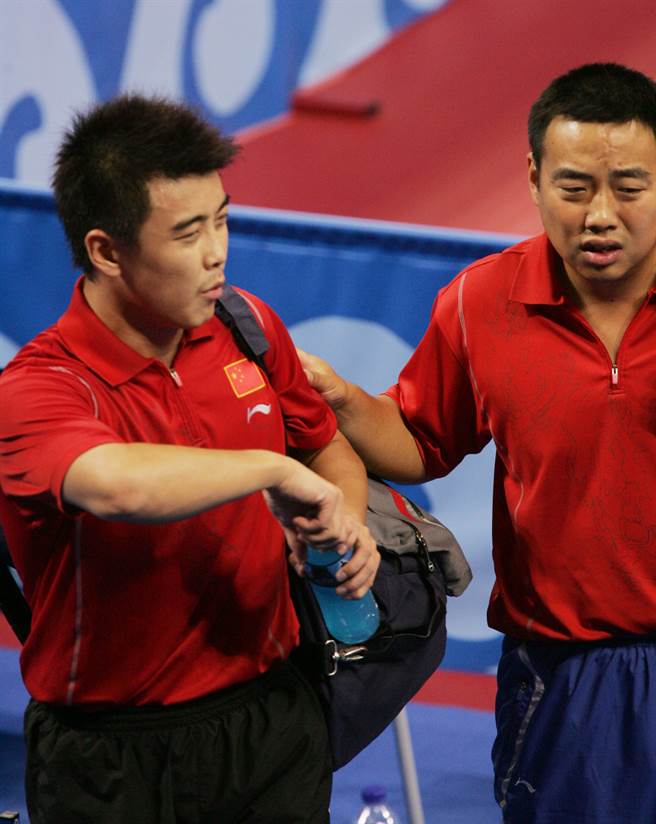 根据国外报导，素有「桌球皇帝」之称的华德纳有意与大陆桌协主席刘国梁(右)合办一场类似高球莱德杯欧美对抗赛，由华德纳担任世界队队长，挑战大陆队军团。(陈怡诚摄／资料照)