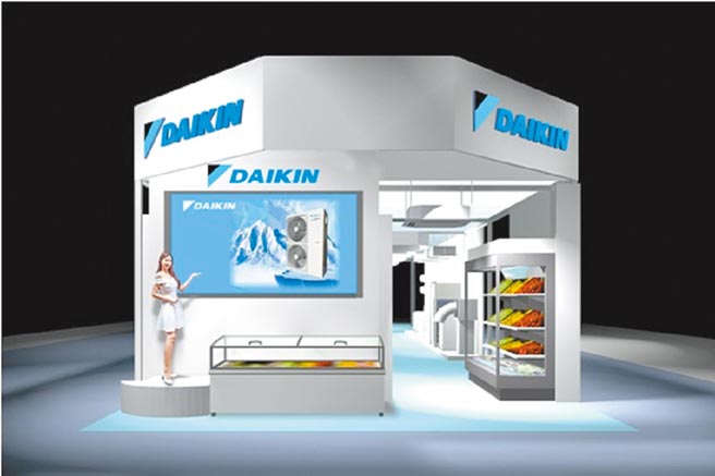 参观大金健康防疫宅，学习五大健康空气解决方案。图／业者提供