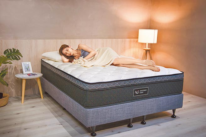 科技衡感舒眠床，最新科技面布，助眠保健平衡释压，改善睡眠品质。图／业者提供