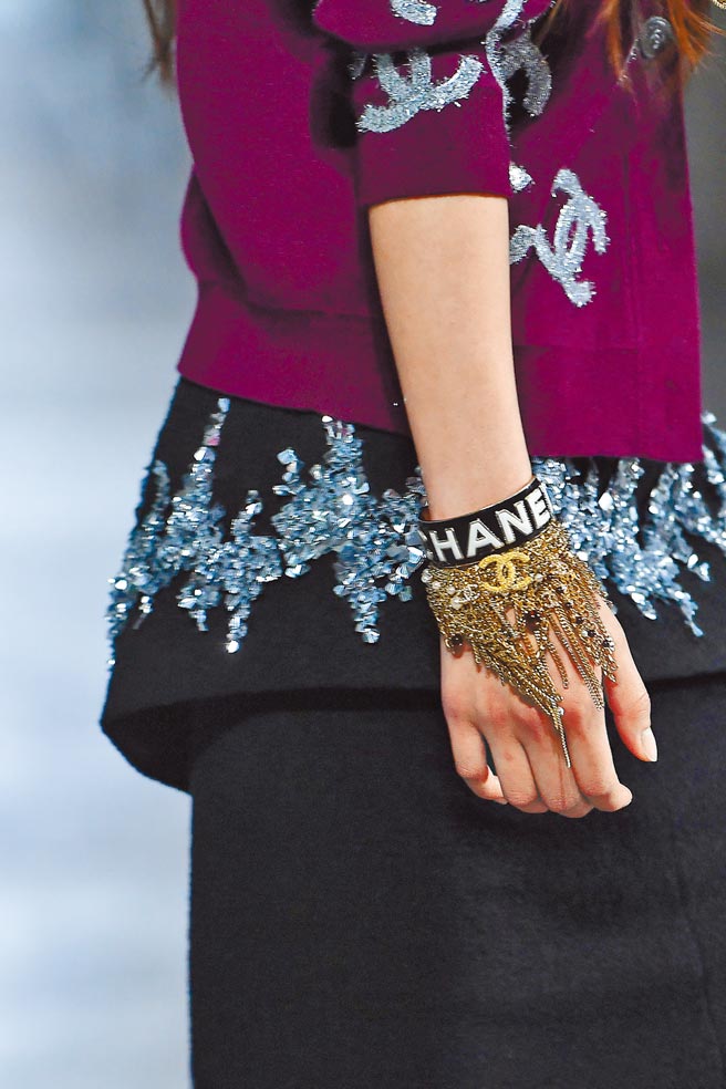 充滿細節美感的手環裝飾。（CFP）