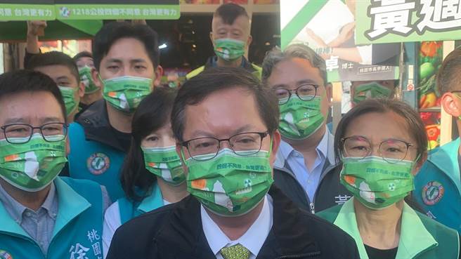 桃园市长郑文灿对于尼加拉瓜与我断交感到遗憾。（赖佑维摄）