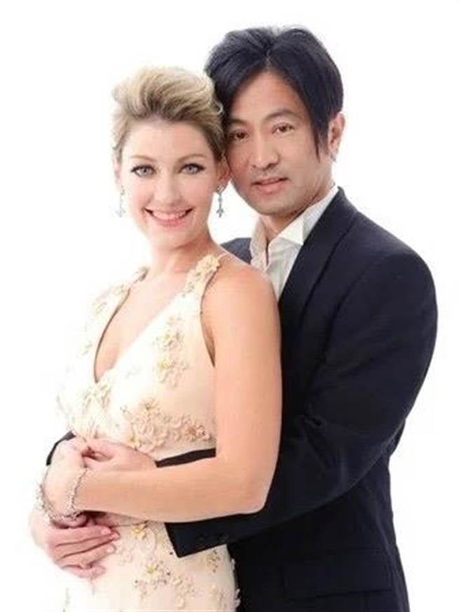 張洪量與波蘭籍妻子Jekaterina。（高雄長庚提供／袁庭堯高雄傳真）
