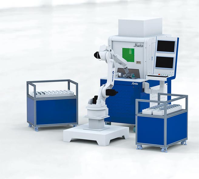 正铂以「焊接革新‧智造所驱」架构雷射技术应用平台，提出实现客制化、自动化、智能化完整解决方案。图／正铂提供