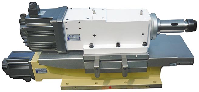 嵩伟搪铣主轴头。图╱嵩伟实业提供