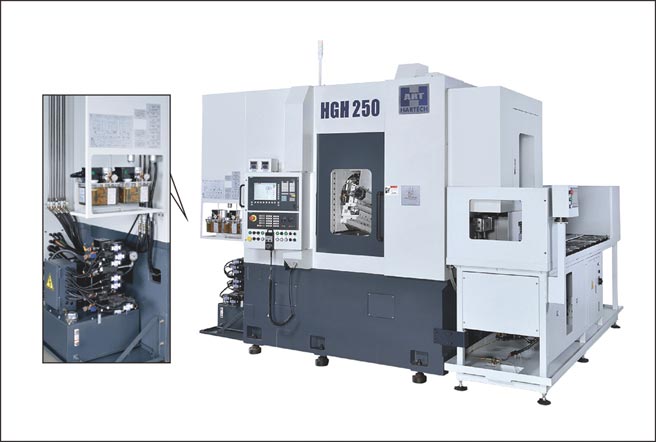 和大所成功首创的精密齿轮智能化生产设备系统。图／和大提供