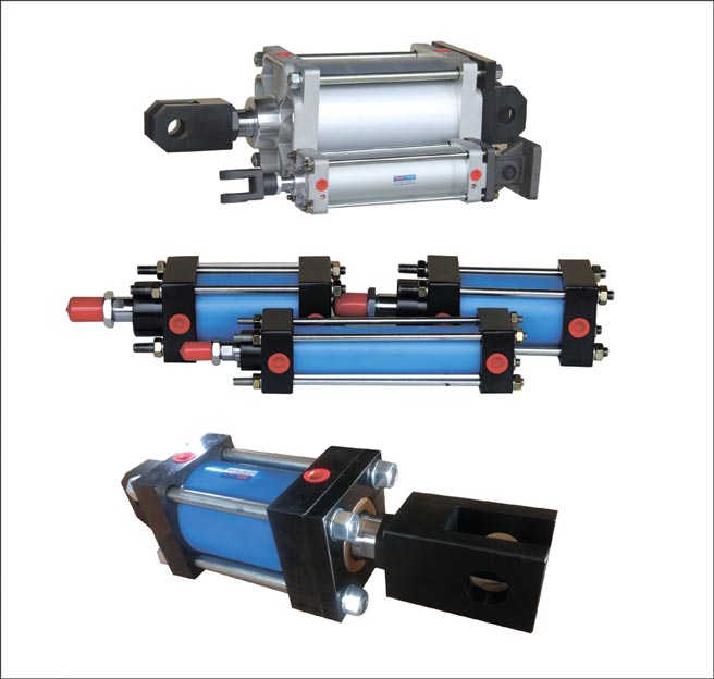 鋐伟的气、油压缸高耐压、高品质、寿命长，能大幅提升产品附加价值。图／陈仁义
