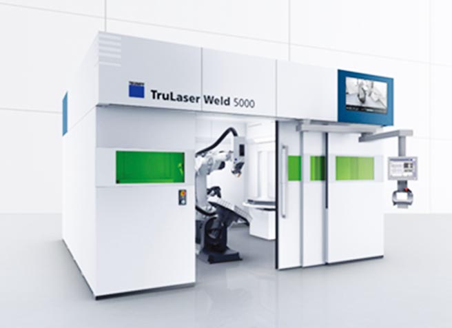 TruLaser Weld 5000机械手臂雷射銲接机。图／创浦提供