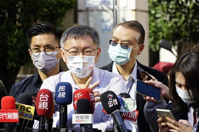 台北市長柯文哲。（台北市政府提供／張立勳台北傳真）