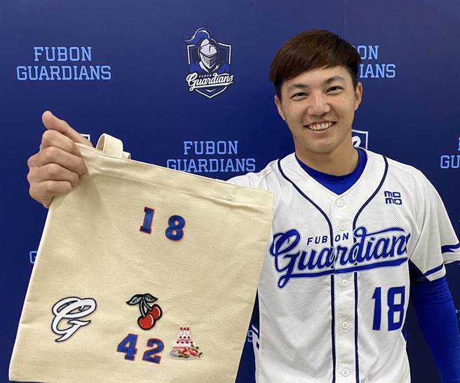 富邦悍将郭俊麟。（富邦悍将提供）